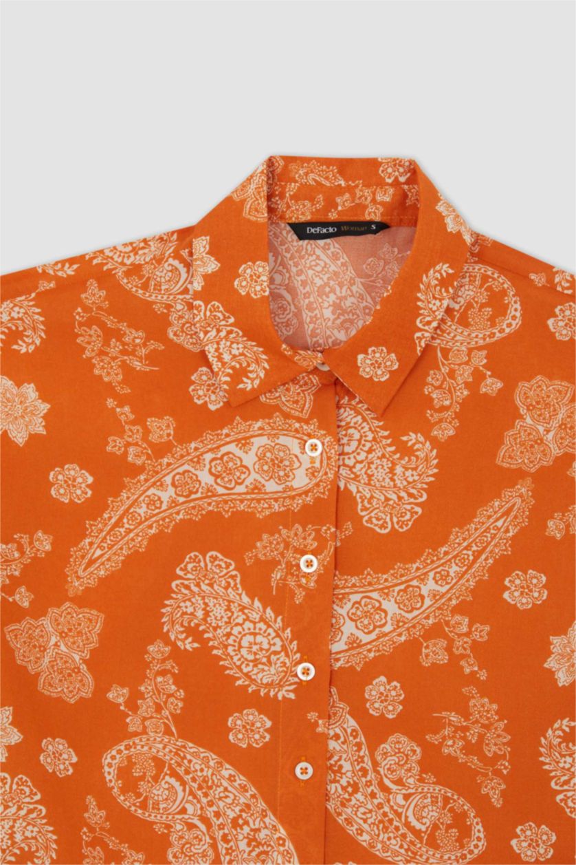 Kadın Turuncu Oversıze Vual