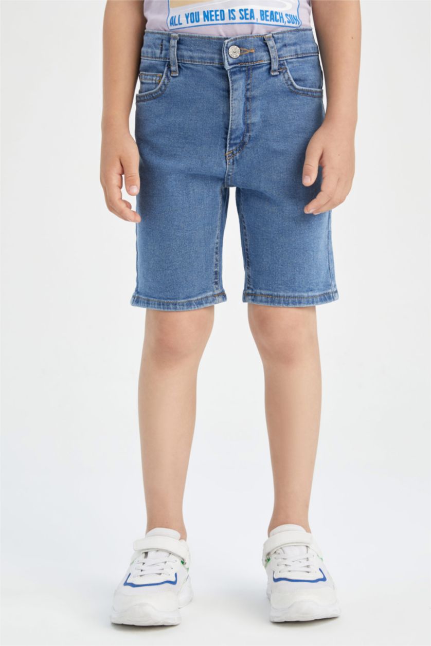 GARÇONS Bleu Bermuda en jean pour garçon