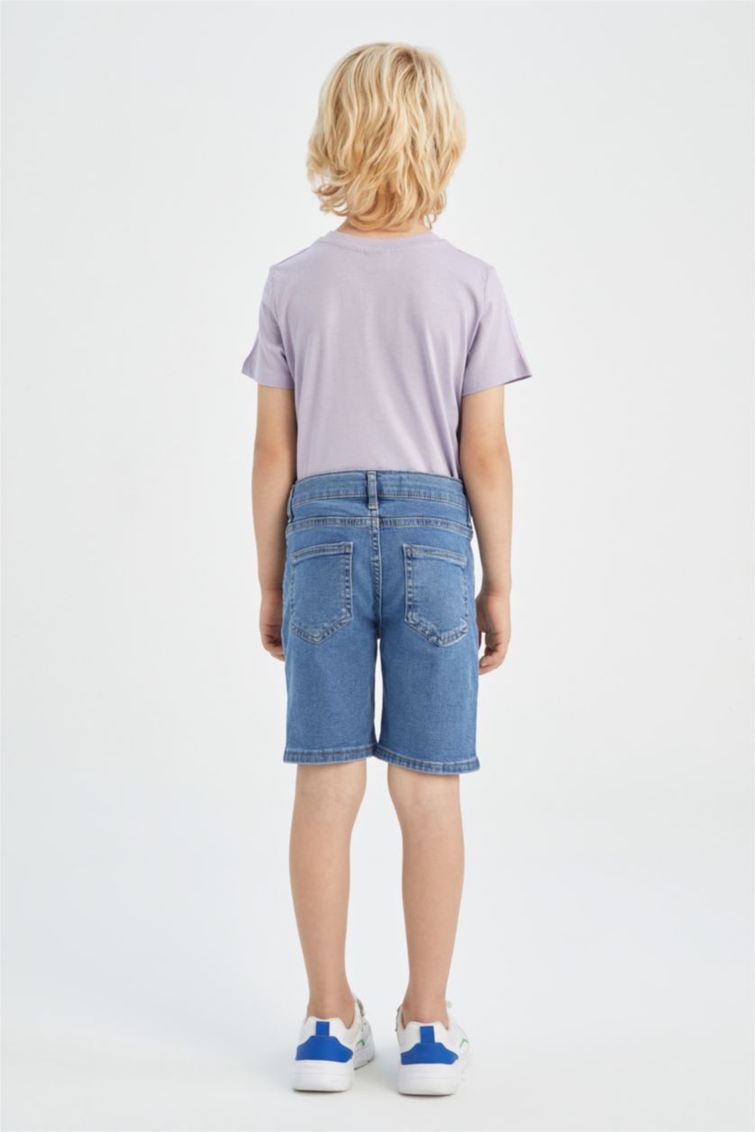 GARÇONS Bleu Bermuda en jean pour garçon