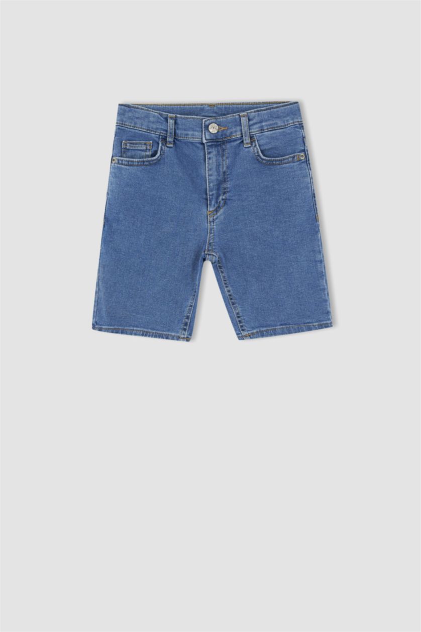 GARÇONS Bleu Bermuda en jean pour garçon