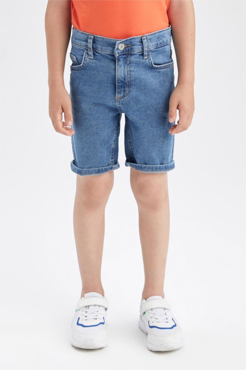 أولادي أزرق برمودا جينز ولادي