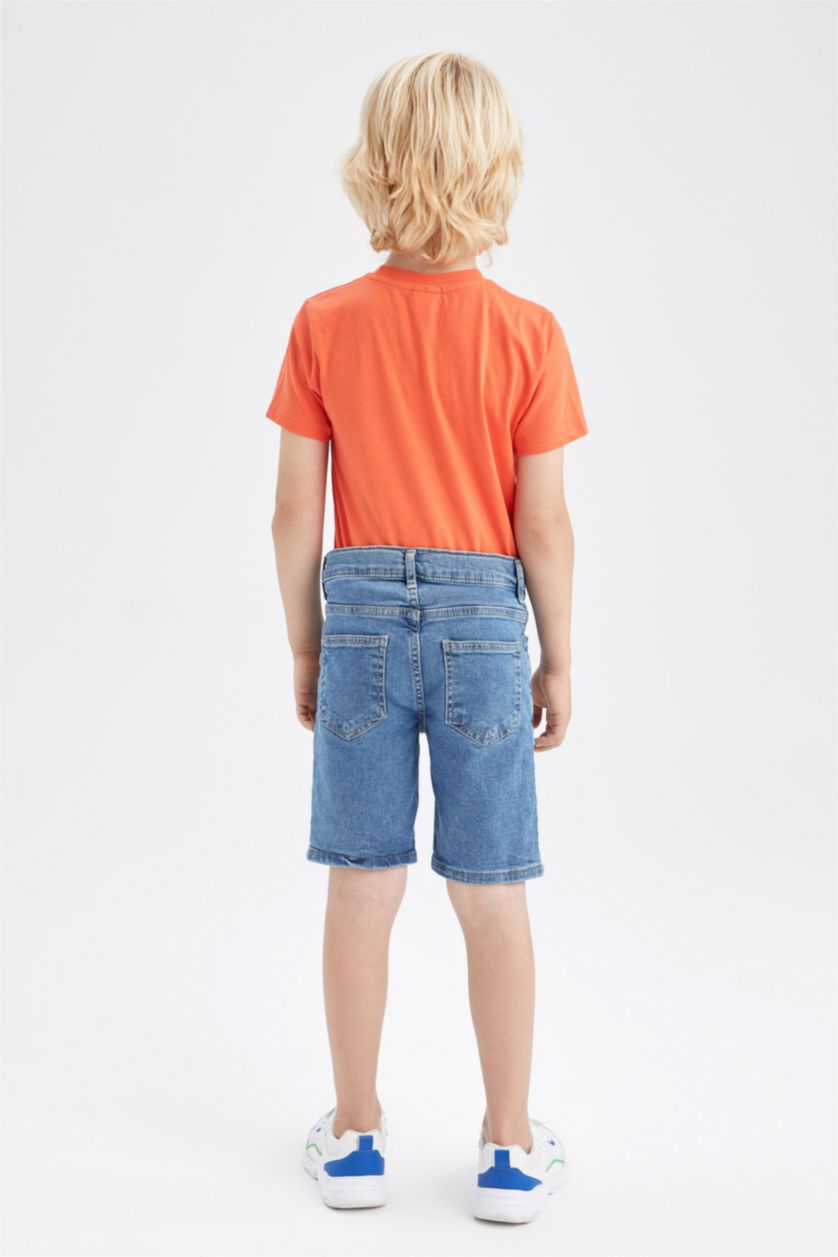 أولادي أزرق برمودا جينز ولادي