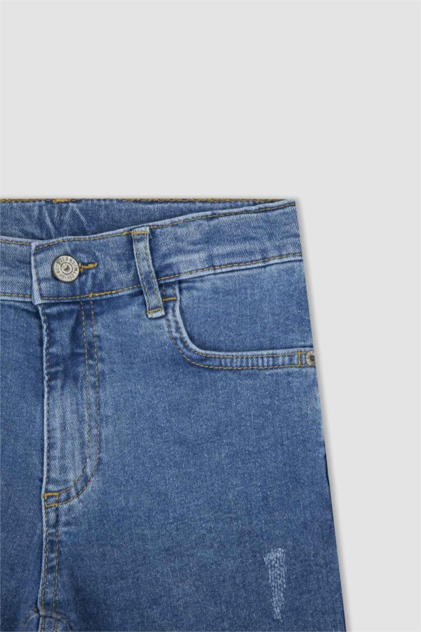 أولادي أزرق برمودا جينز ولادي