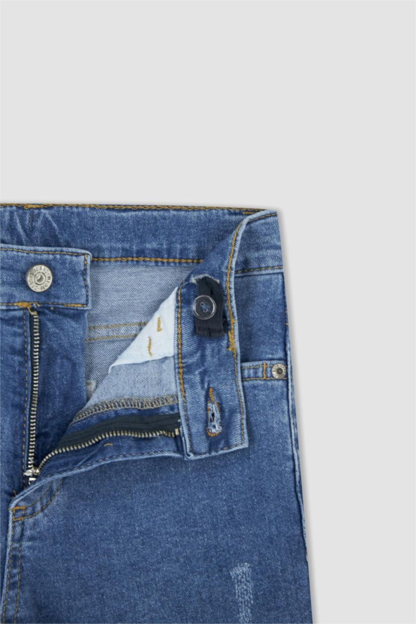 أولادي أزرق برمودا جينز ولادي