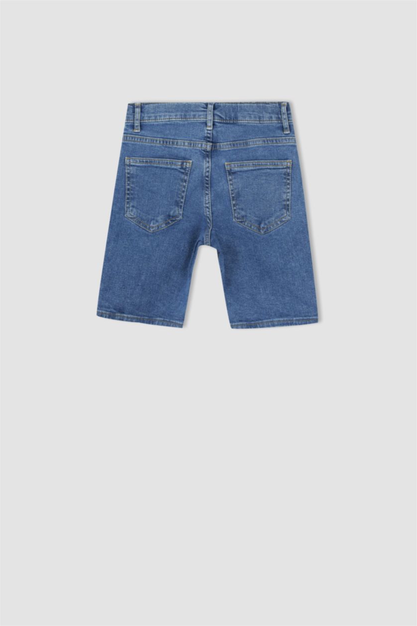 أولادي أزرق برمودا جينز ولادي