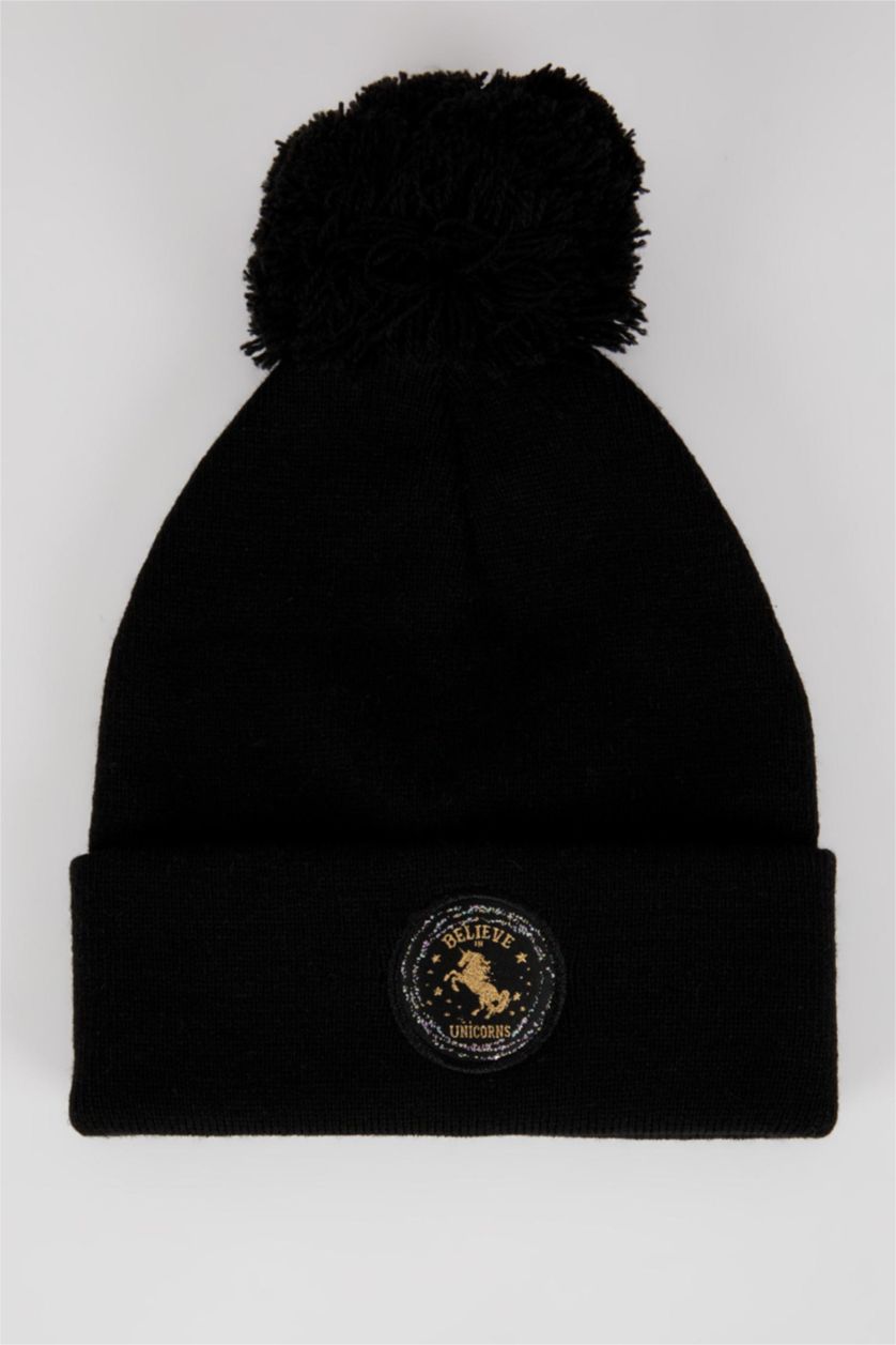 FILLES Noir Bonnet Pour Fille