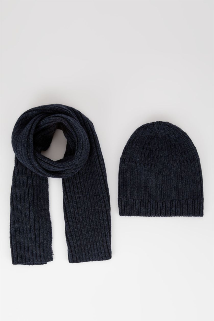 GARÇONS Marin Ensemble d'écharpe 2 Garçon