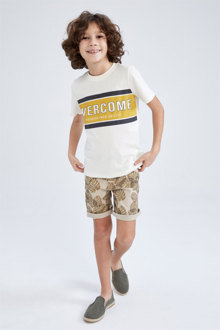 GARÇONS Beige Short La Gabardıne