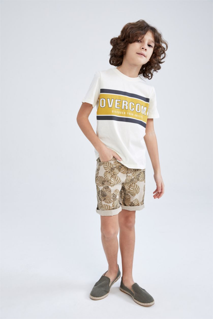 GARÇONS Beige Short La Gabardıne