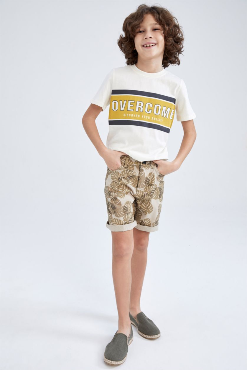 GARÇONS Beige Short La Gabardıne