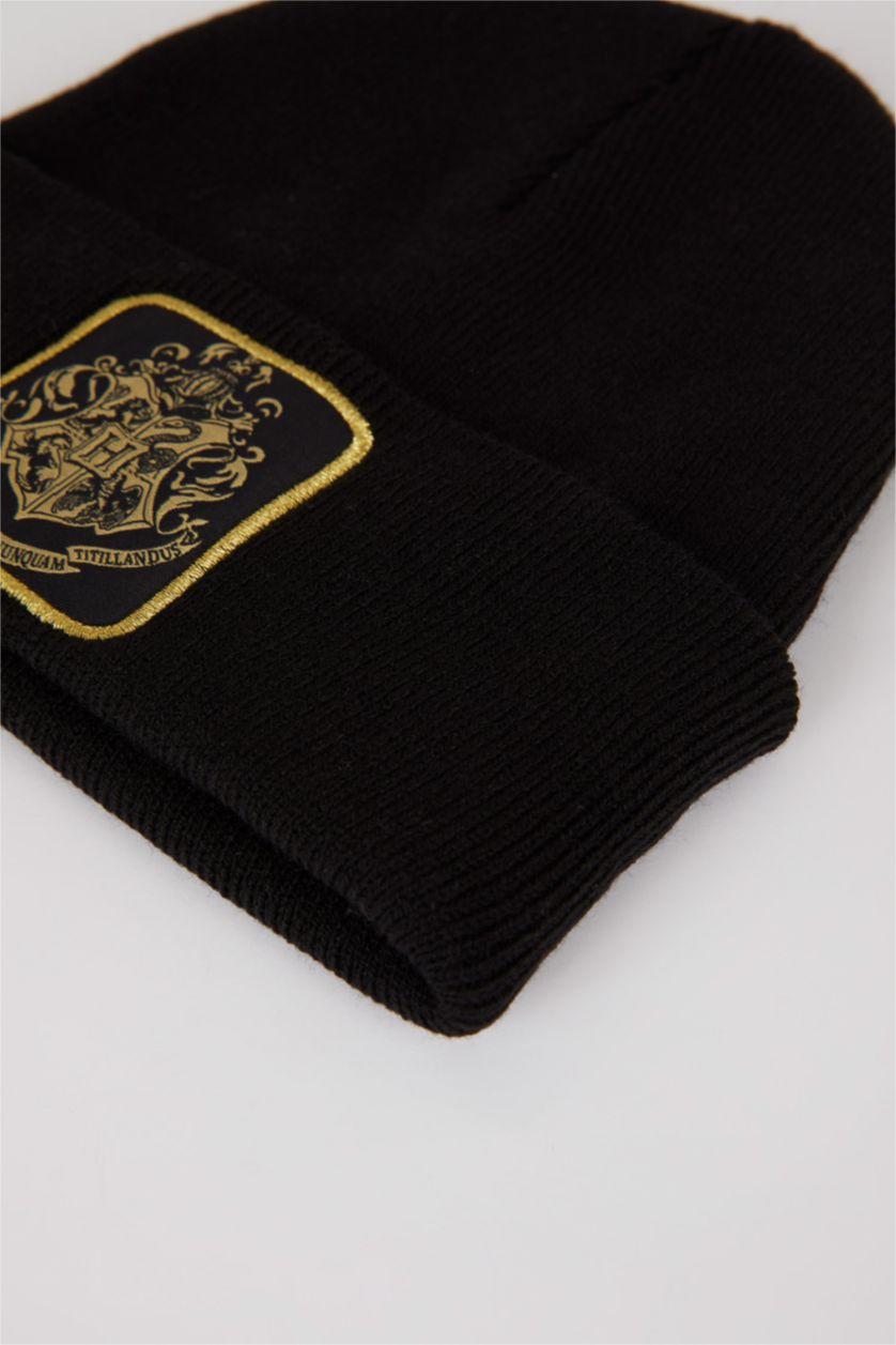 FEMME Noir Bonnet d'hiver Harry Potter Basique Femme