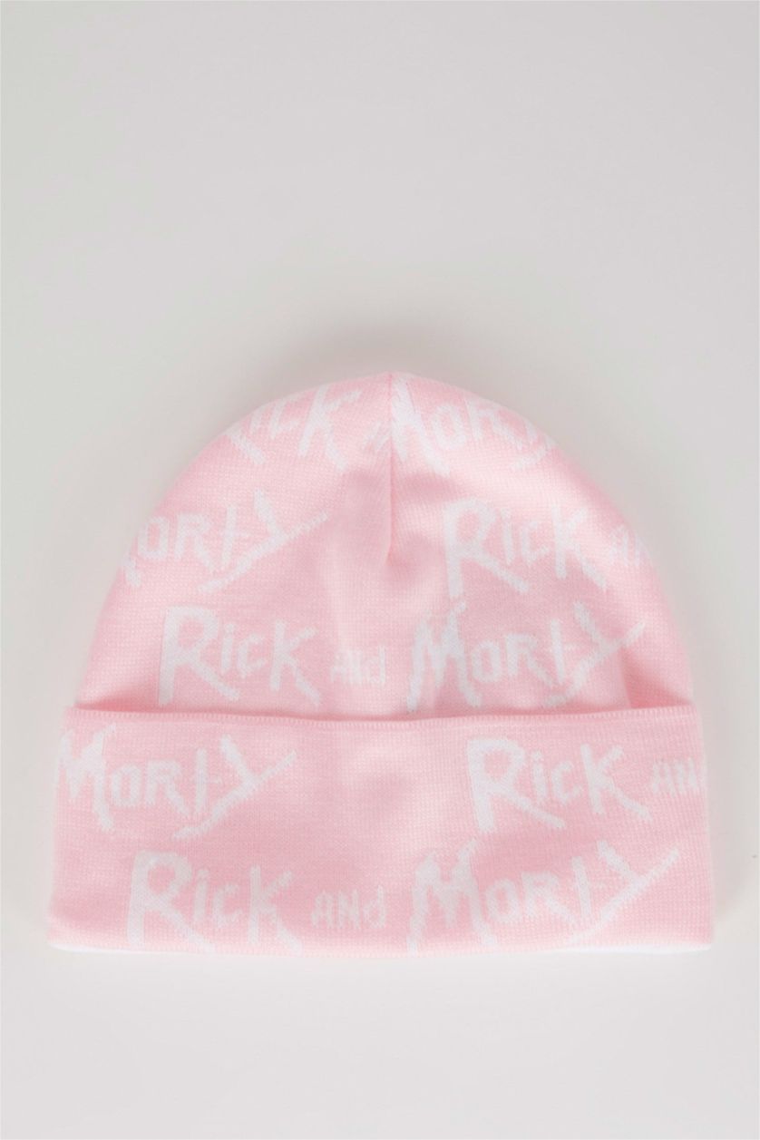 WOMAN Pink Woman Rick and Morty Licensed Beret