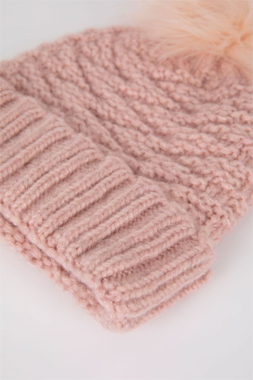 FEMME Bordeaux Bonnet d'hiver Femme