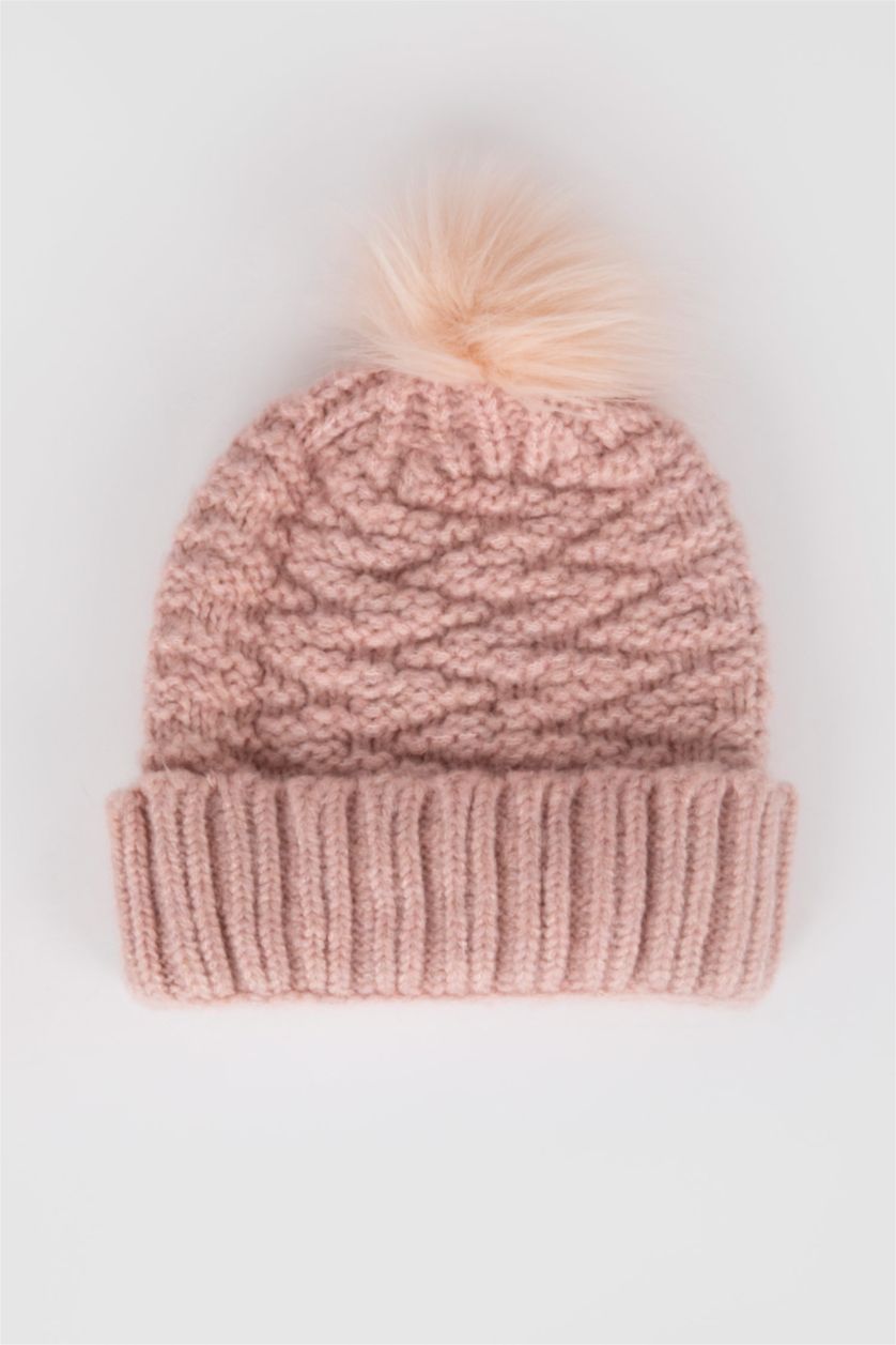 FEMME Bordeaux Bonnet d'hiver Femme