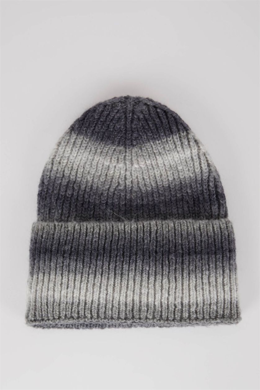 FEMME Gris Clair Bonnet d'hiver Femme