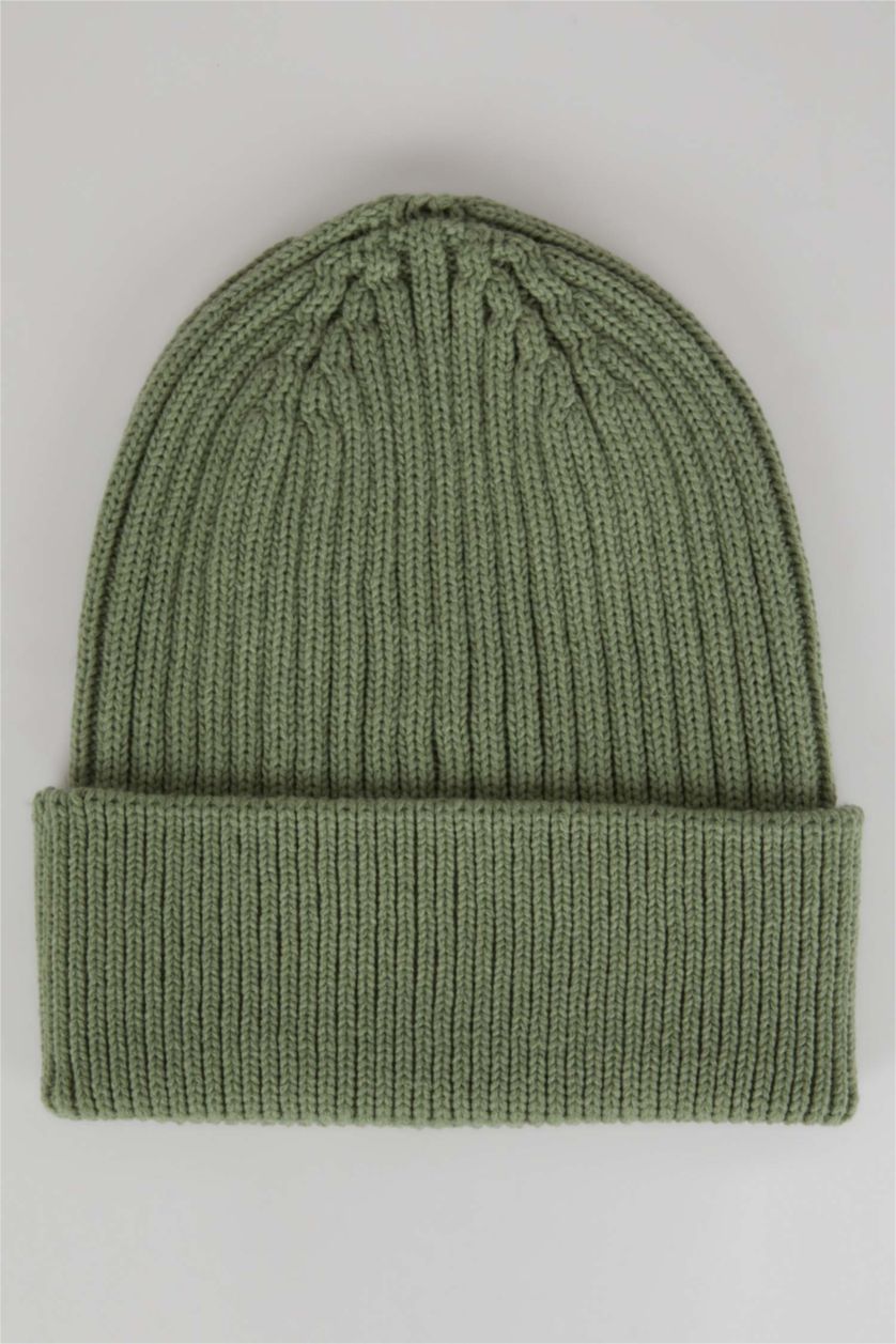 FEMME Vert Bonnet d'hiver