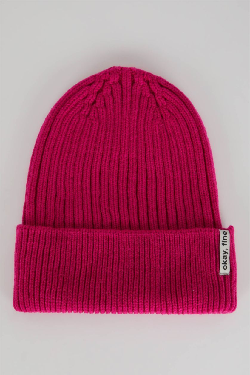 FEMME Rose Bonnet d'hiver Femme