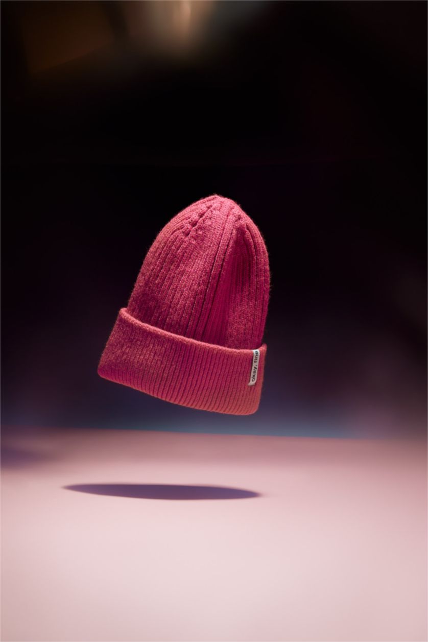 FEMME Rose Bonnet d'hiver Femme