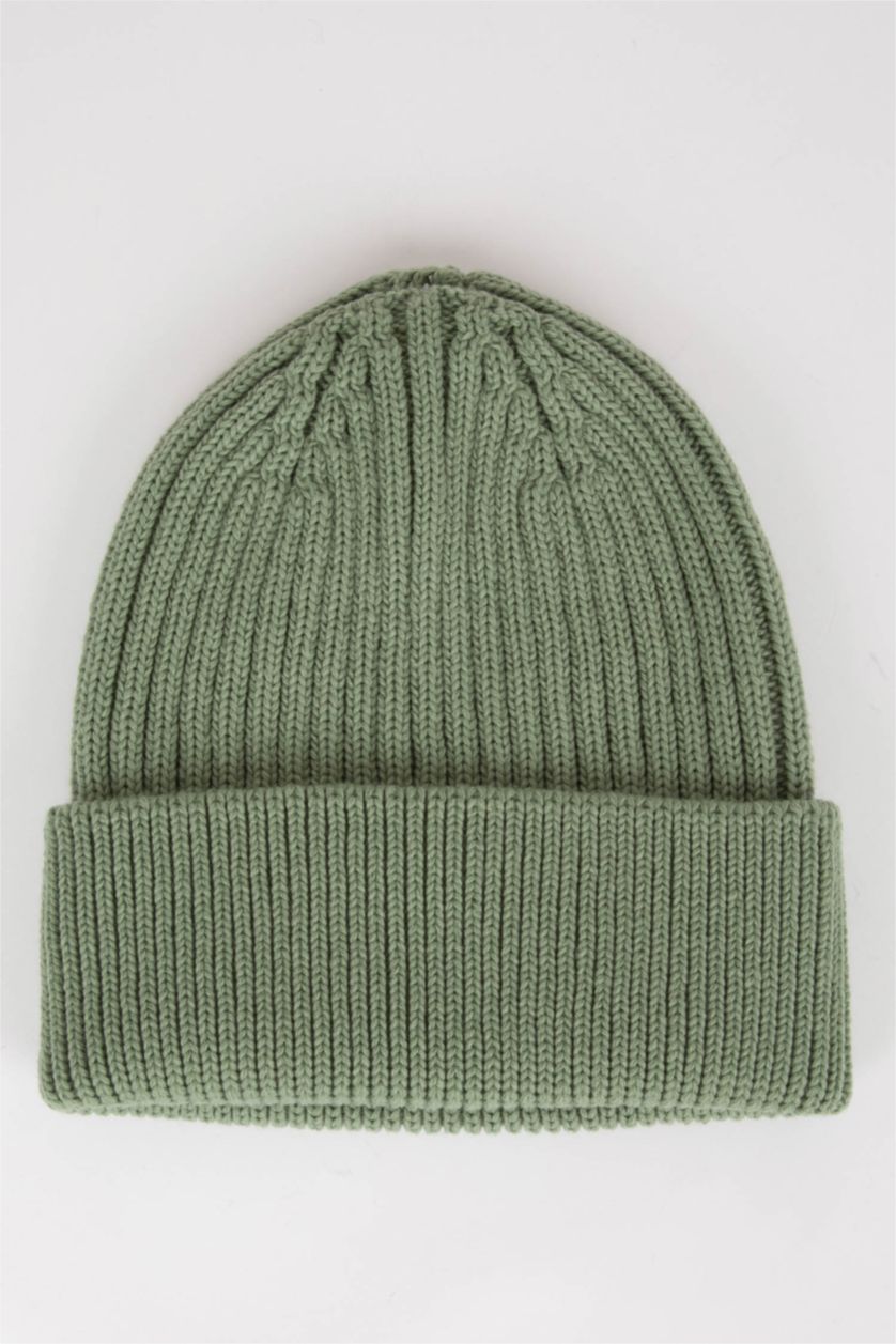 FEMME Vert Bonnet d'hiver