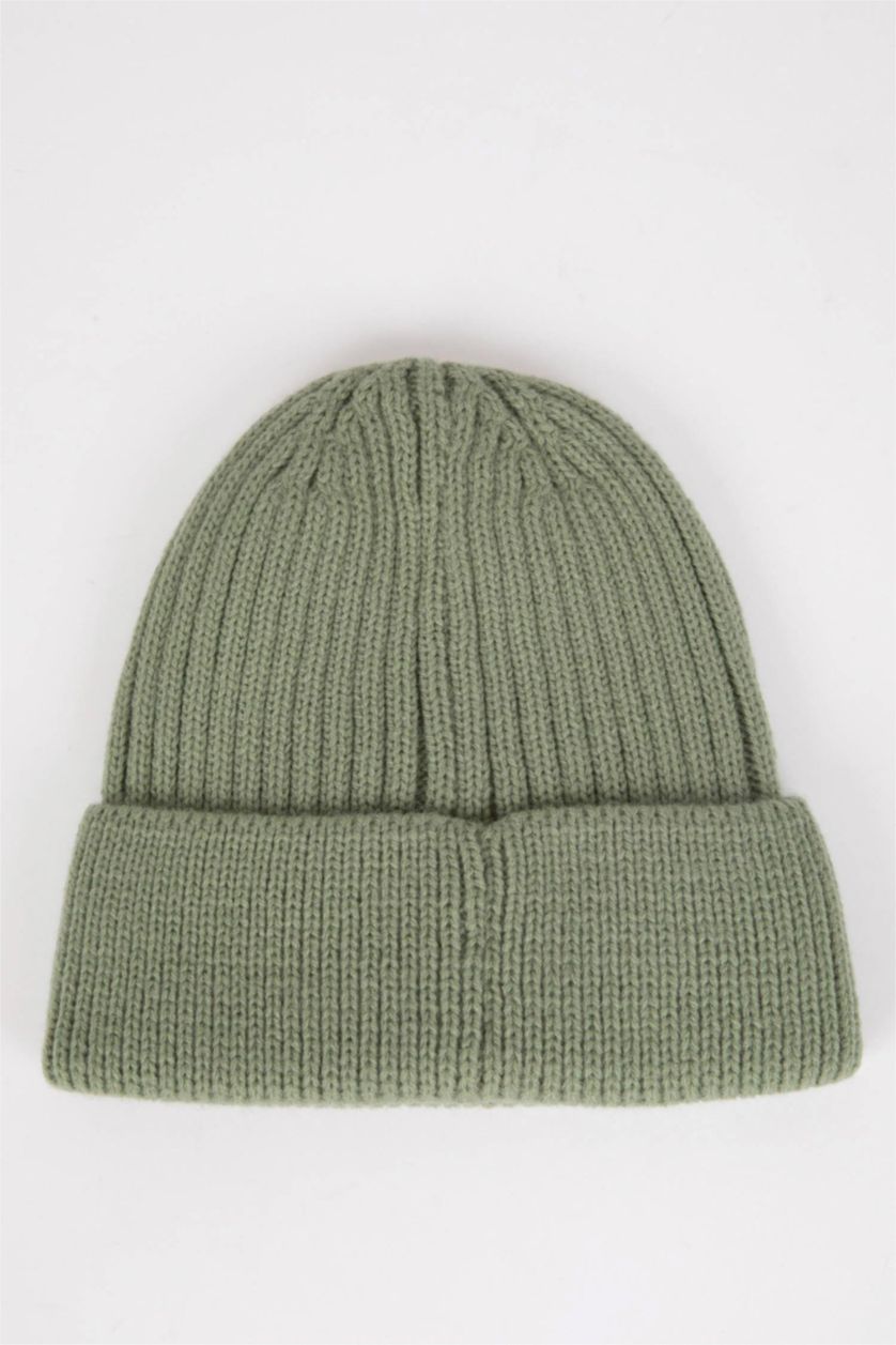 FEMME Vert Bonnet d'hiver