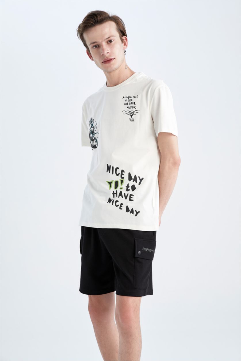 رجال أسود شورت كابري سليم فيت بساق ضيق