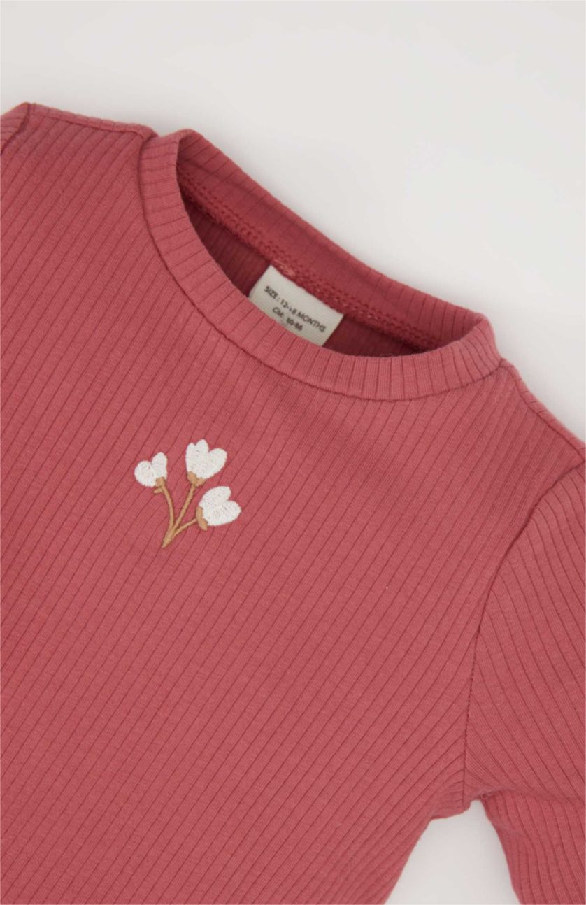 BABY GIRL Rose Baby Girl Floral Camisole T-Shirt Top Bottom 2 Piece Set