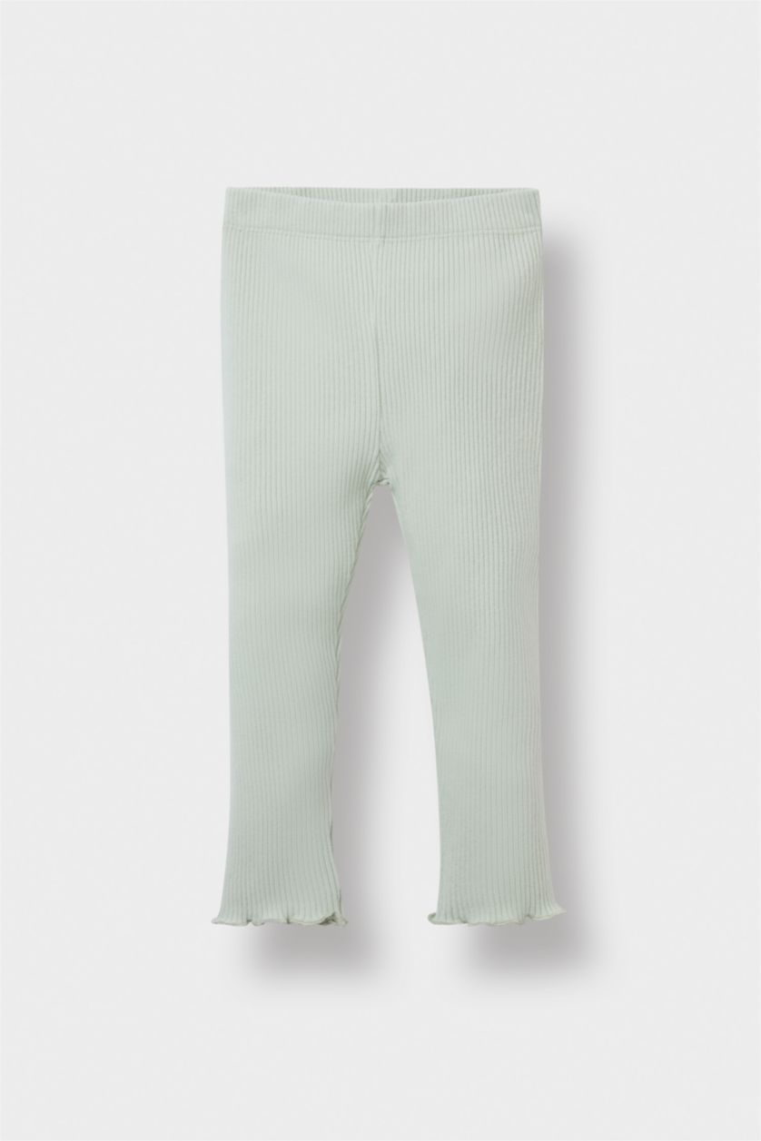 BABY GIRL Mint Baby Girl Floral Ribbed T-Shirt Leggings 2 Piece Set