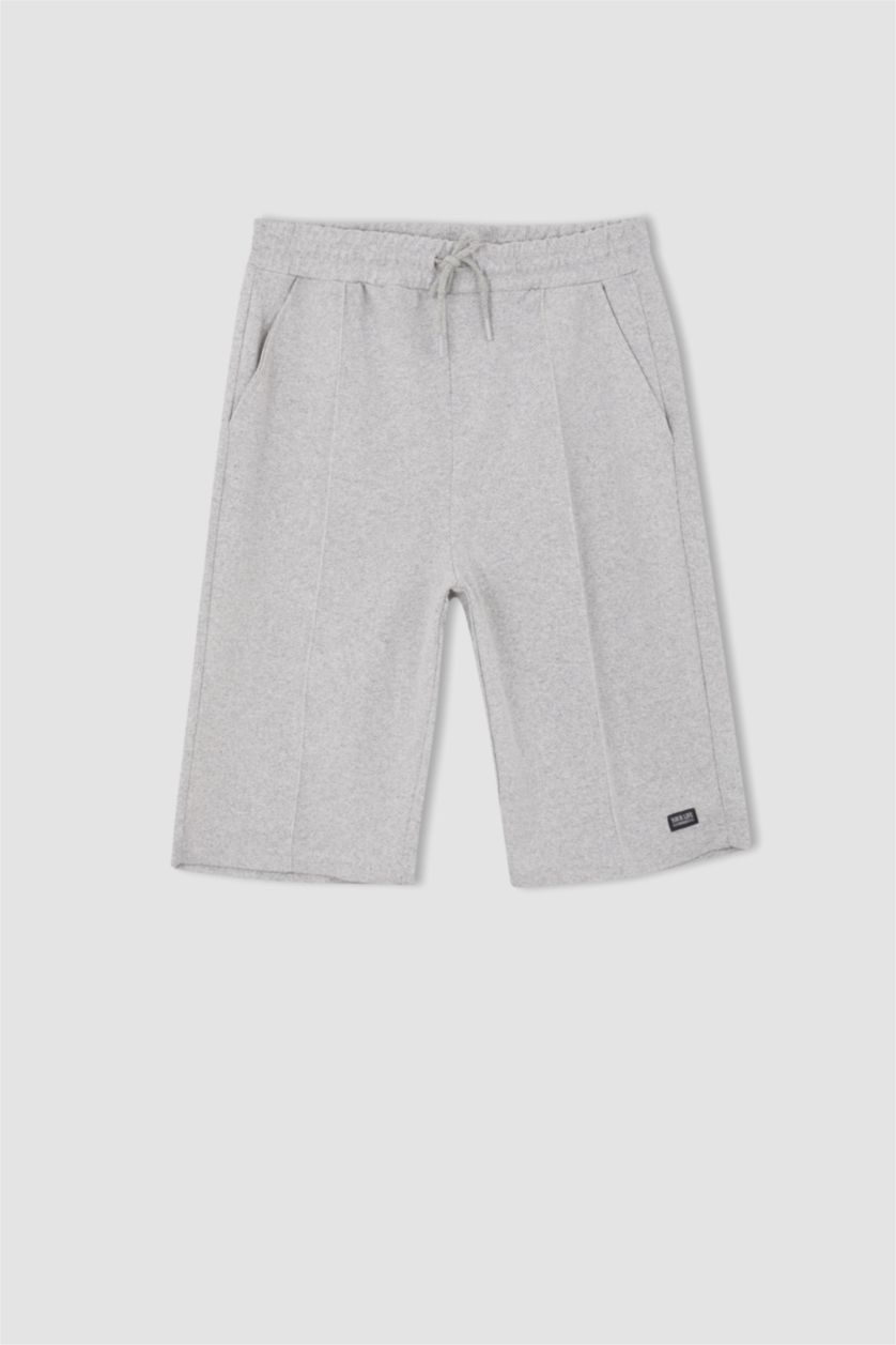 رجال ميلانج رمادي Slim Fit Thin Sweatshirt Fabric