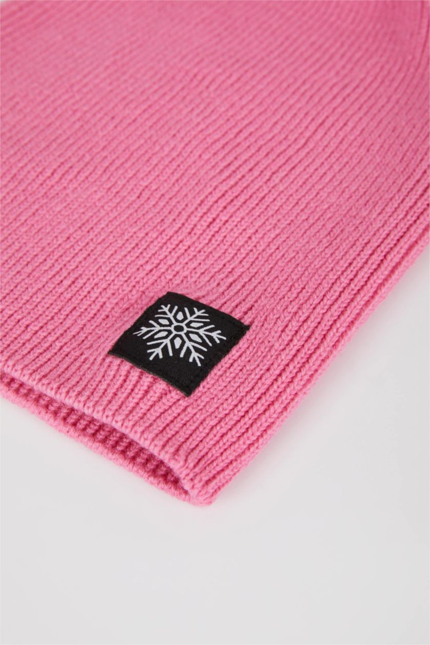 FEMME Rose Bonnet d'hiver Femme