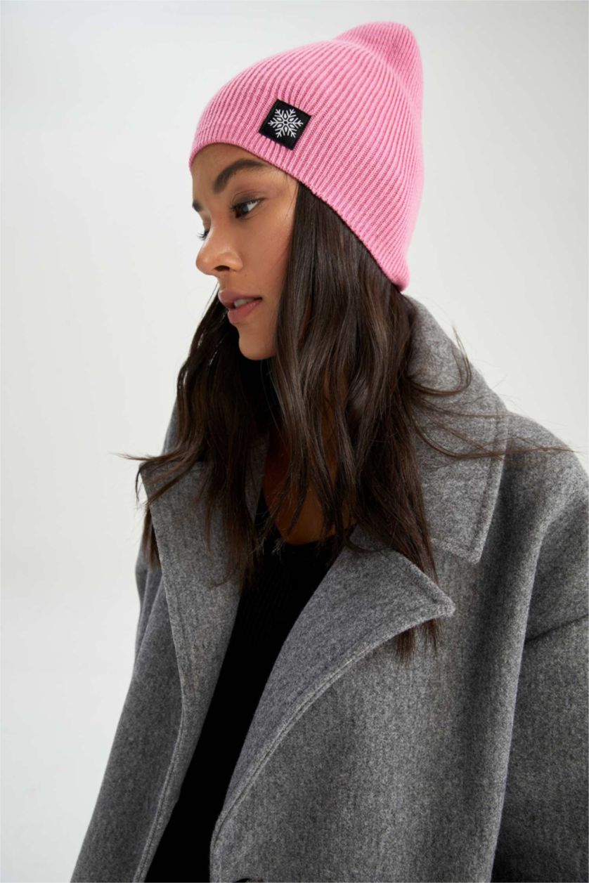 FEMME Rose Bonnet d'hiver Femme