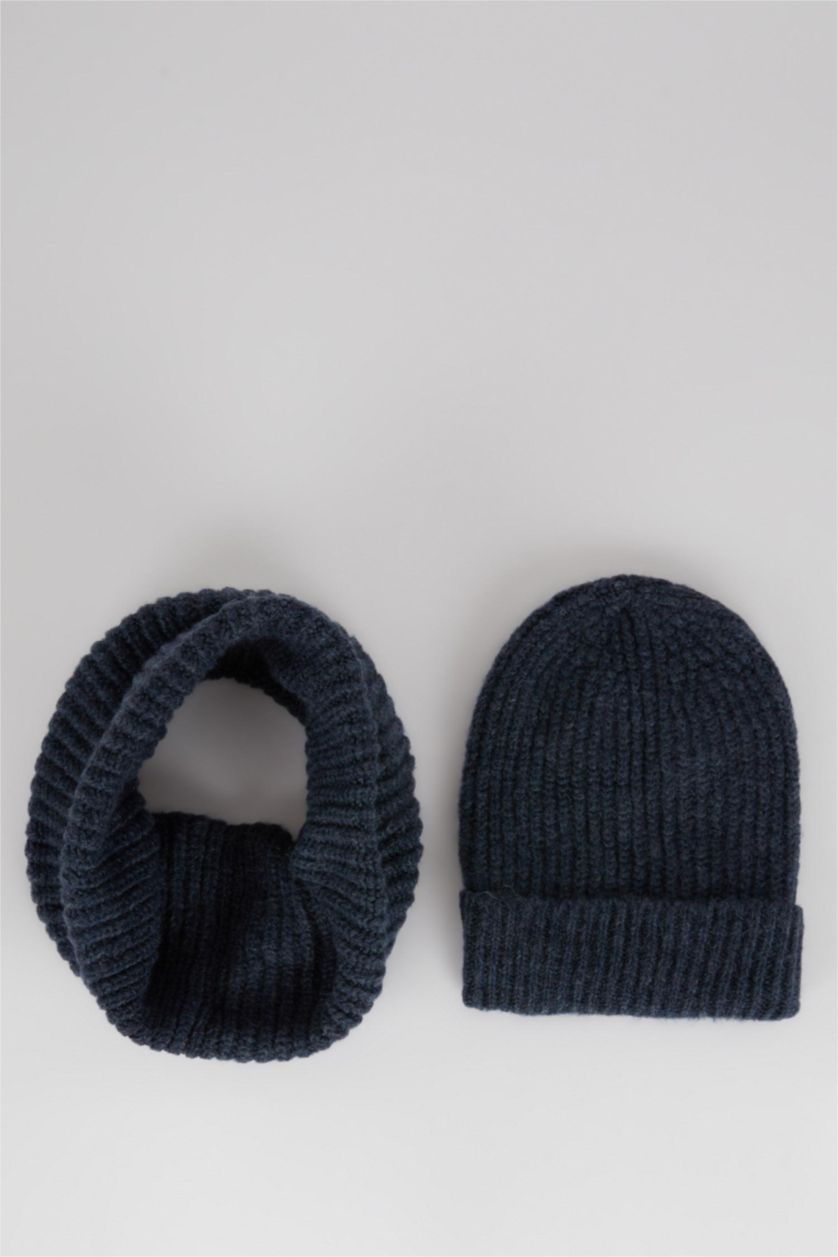 MAN Indigo Melange طقم سكارف