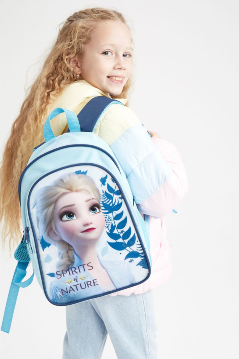 FILLES BLEU Clair Sac à dos Frozen 2