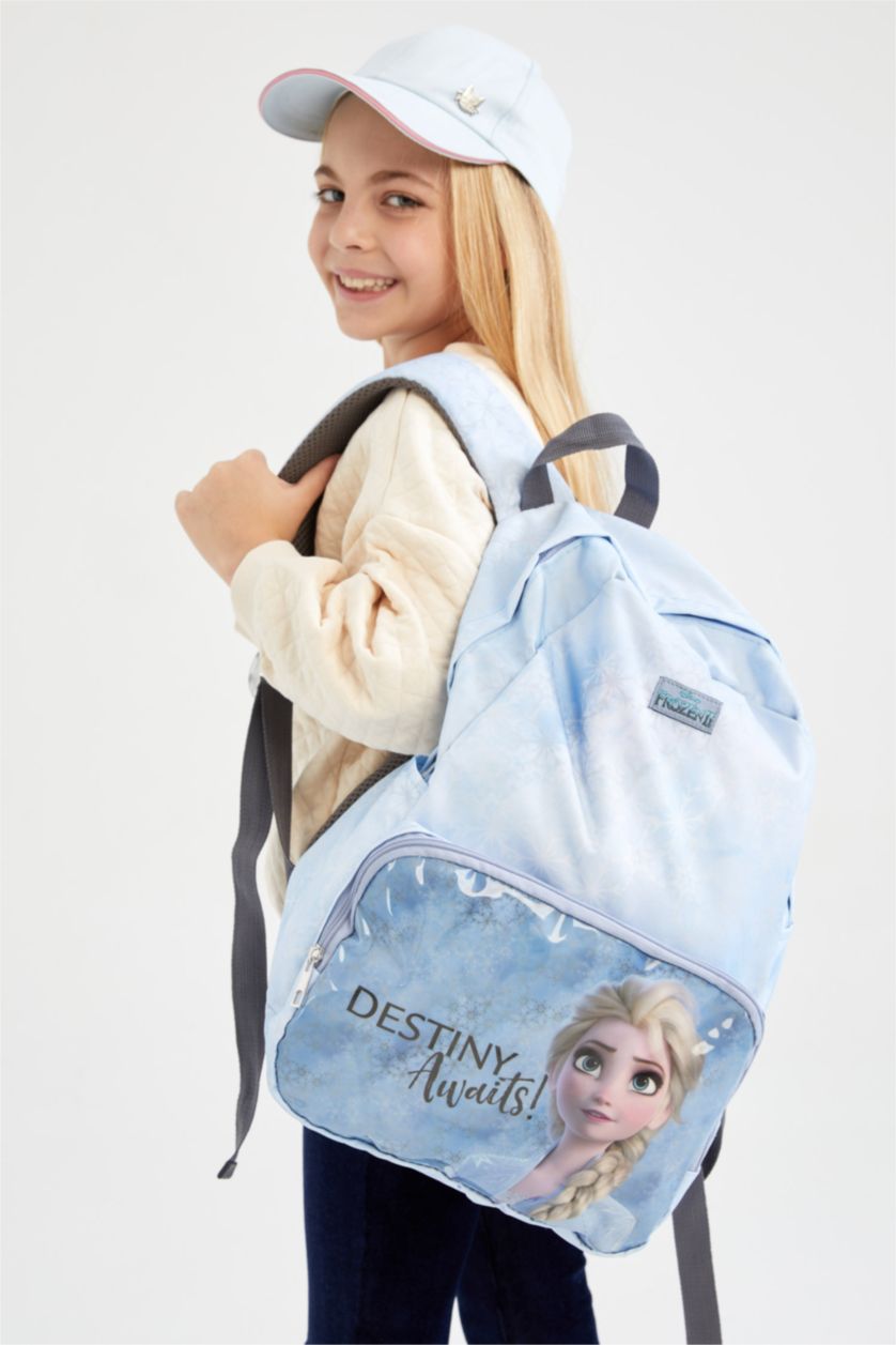 FILLES BLEU Clair Sac à dos Frozen 2