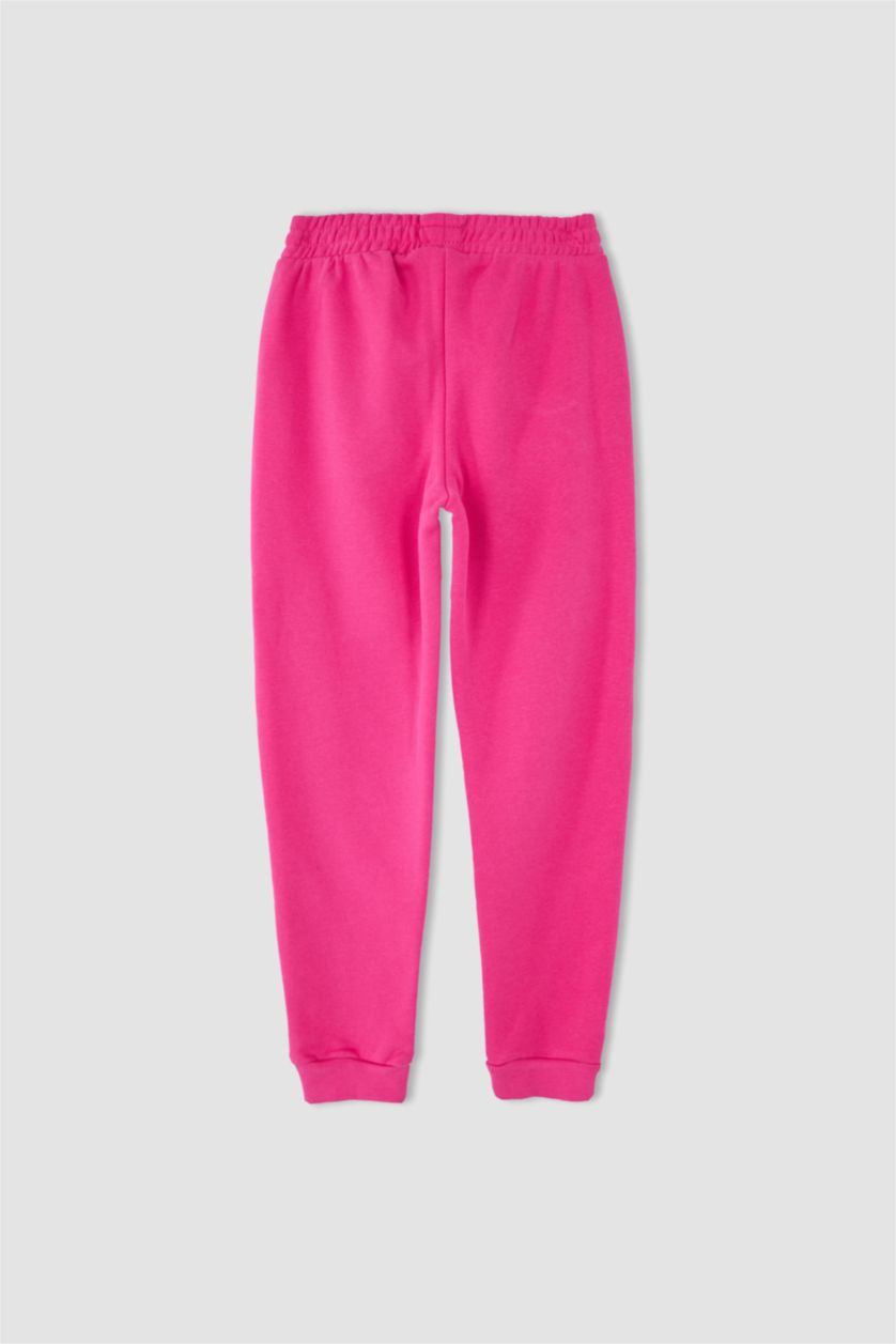 GIRLS & TEENS Pink Girl's Jogger Standard Fit Back To School Thick Fabric Sweatpants