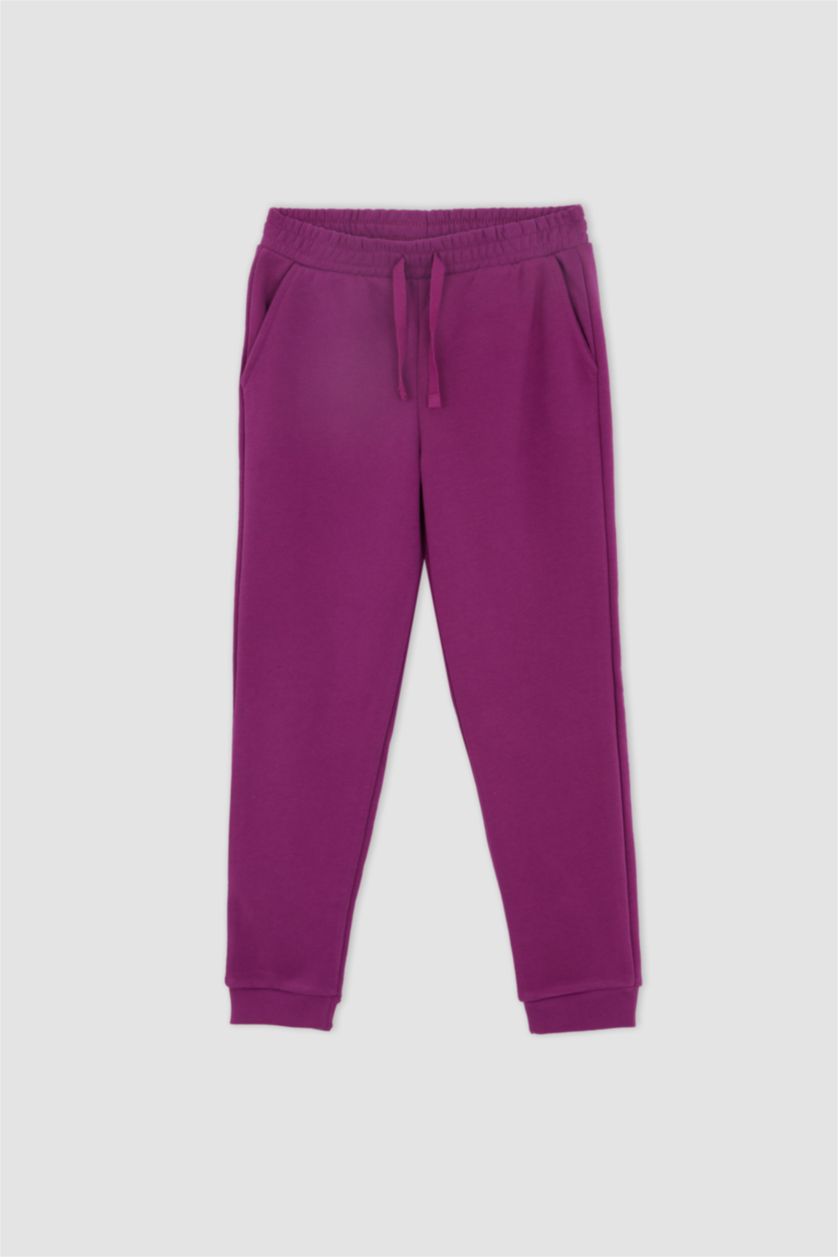 GIRLS & TEENS Purple بنطلون جوجر قصة عادية