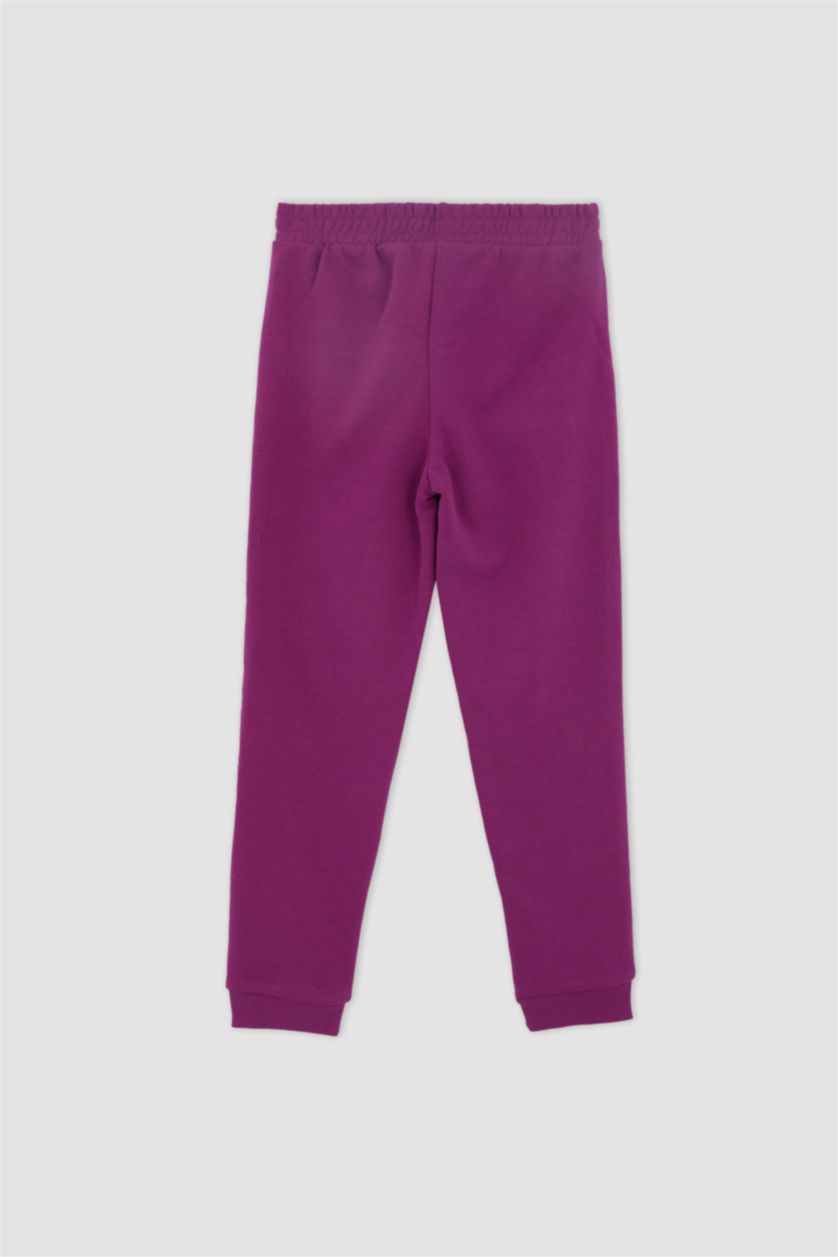 GIRLS & TEENS Purple بنطلون جوجر قصة عادية