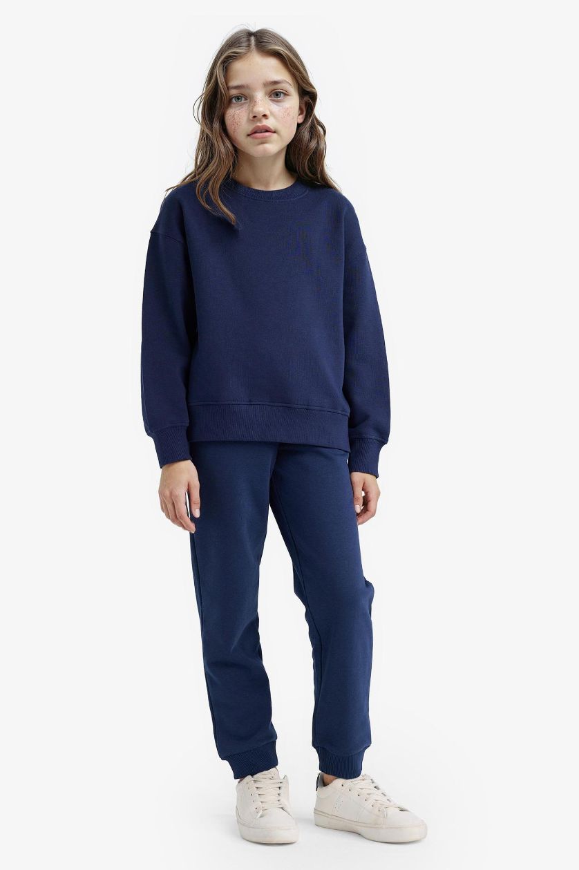 Girls & Teens NAVY Girl Standard Fit Basic Elastic Waist Jogger Sweatpants