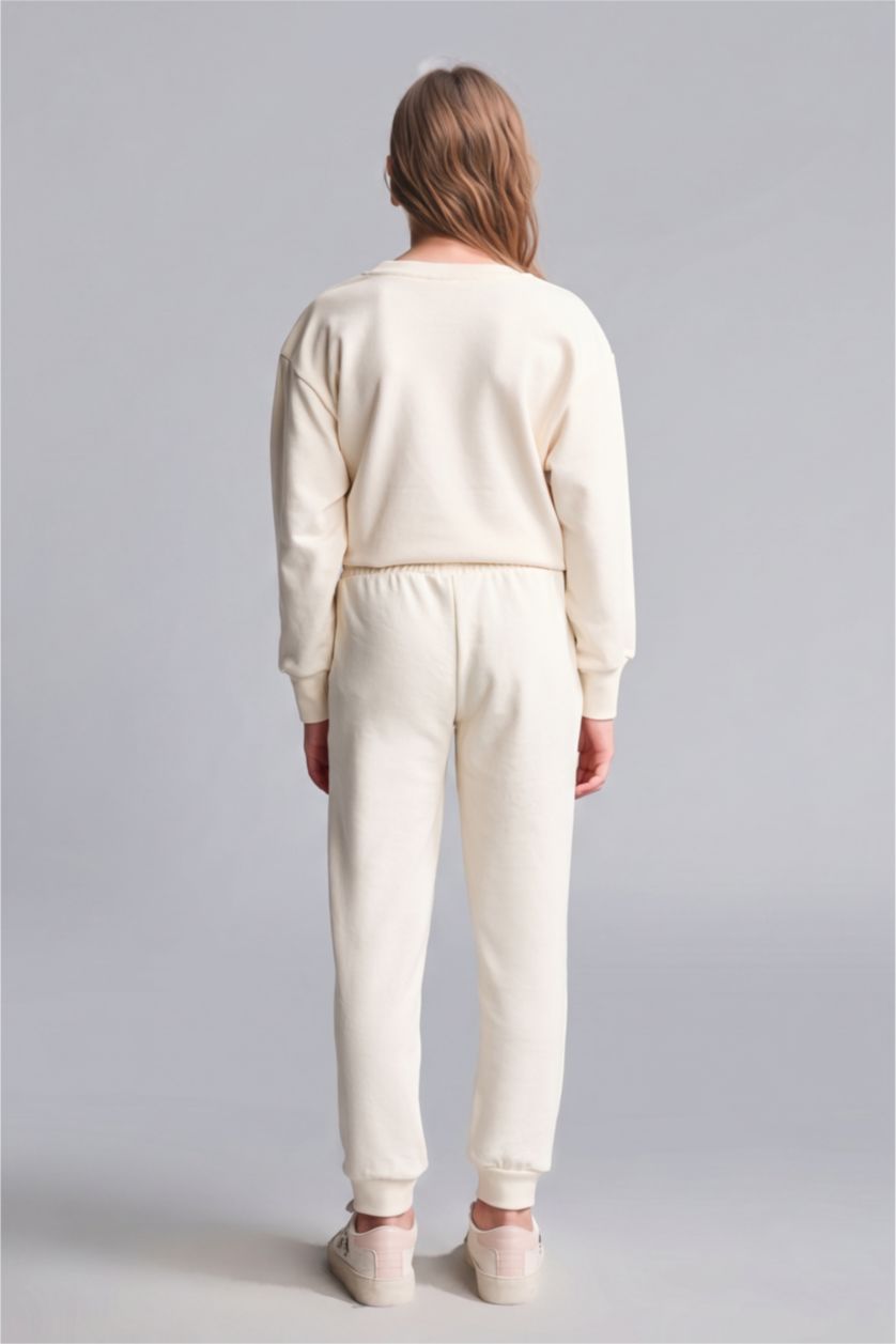 Young Girls - Teen Girls Ecru jogger Trousers