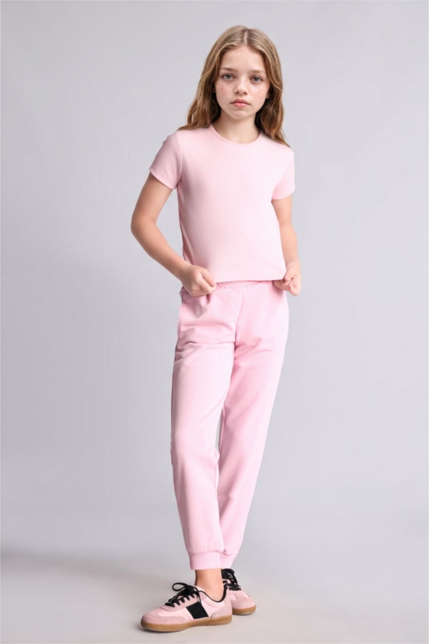 Young Girls - Teen Girls Light Pink jogger Trousers