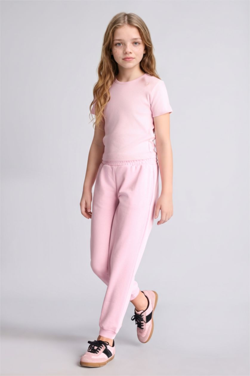 Young Girls - Teen Girls Light Pink jogger Trousers