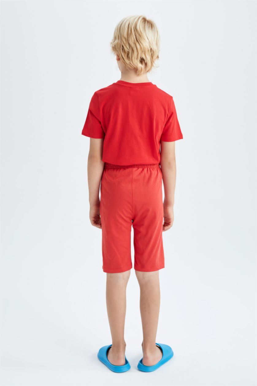 BOYS & TEENS Red Regular Fit Shorts