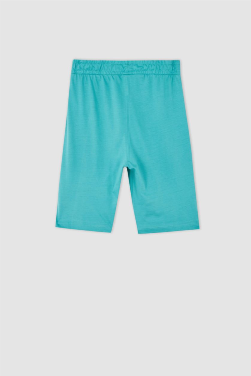 BOYS & TEENS Turquoise شورت قصة عادية