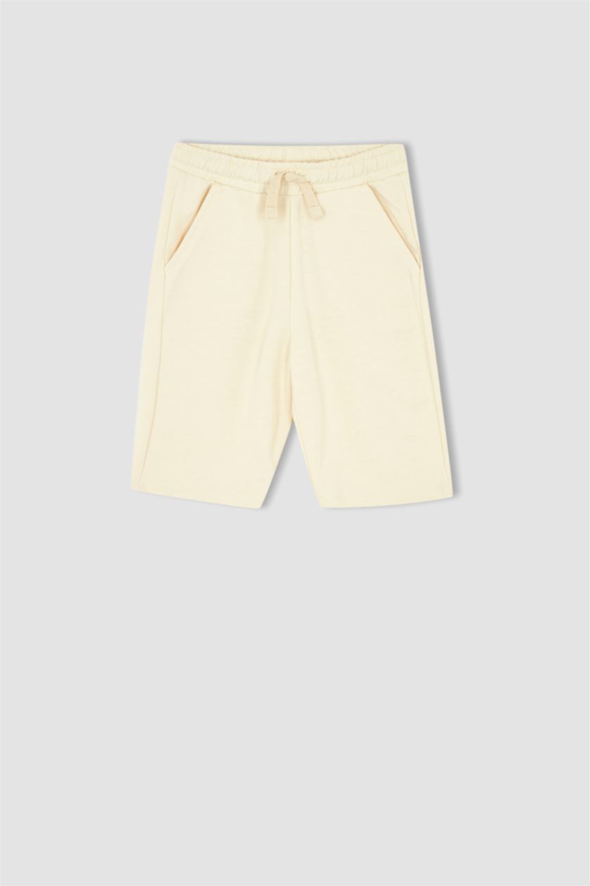 Erkek Çocuk - Genç Erkek Turuncu Erkek Çocuk Regular Fit 2'li Bermuda Şort