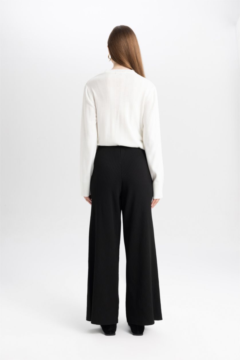 WOMAN Black Relax Fit Trousers