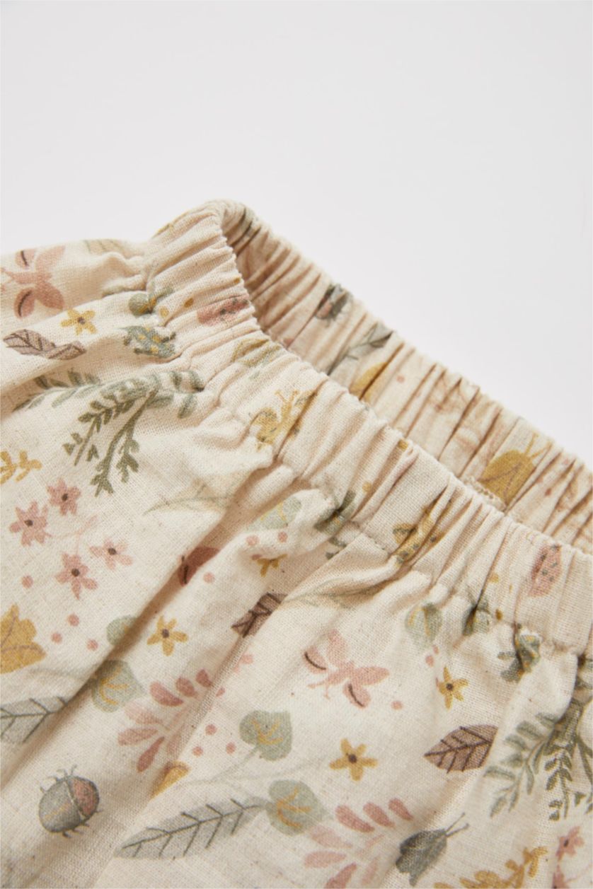 BÉBÉ FILLE Vert Ensemble En Tricot Lin Fleur Sans Manches 2 BéBé Fille