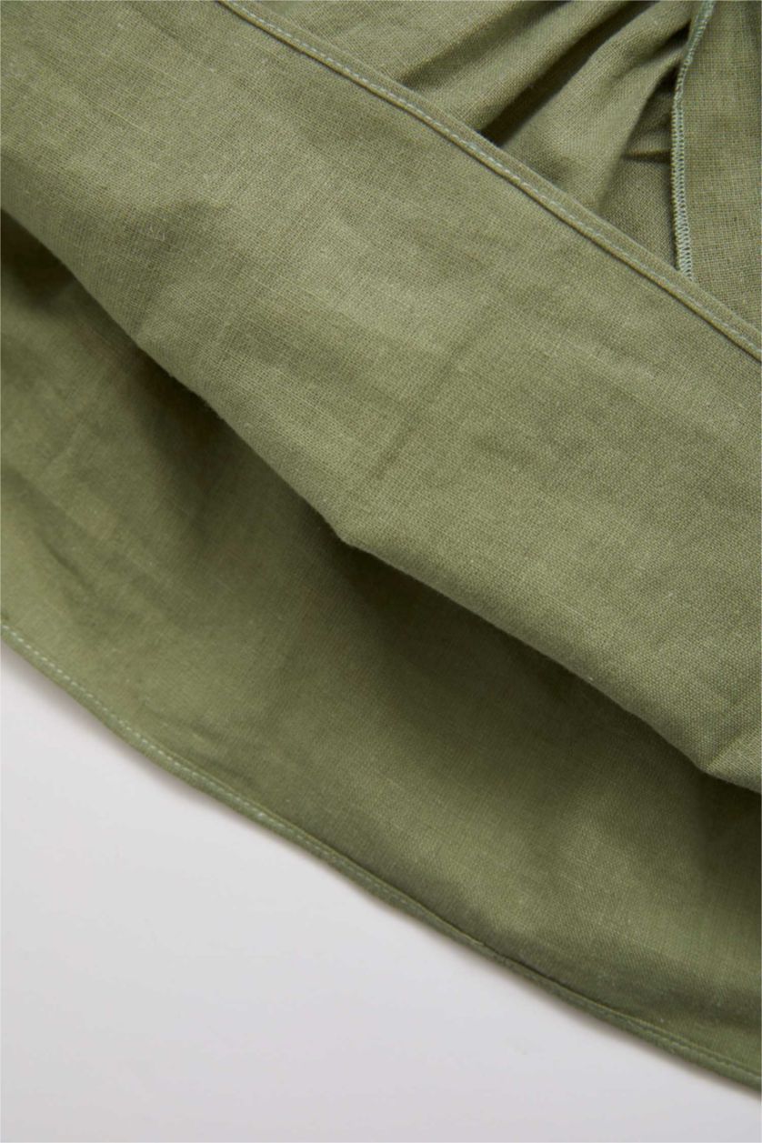 BÉBÉ FILLE Vert Ensemble En Tricot Lin Fleur Sans Manches 2 BéBé Fille