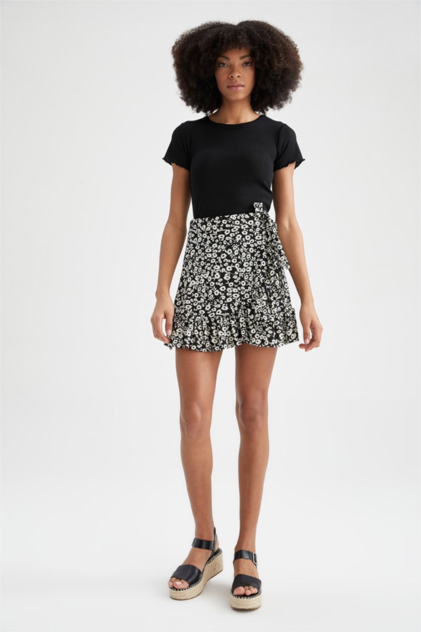 WOMAN Black Regular Fit