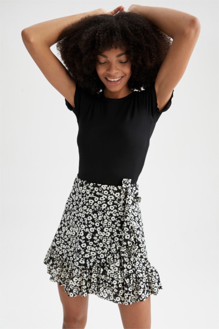 WOMAN Black Regular Fit
