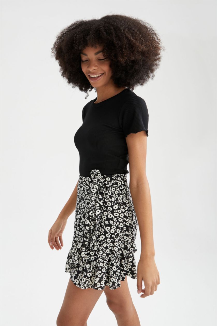 WOMAN Black Regular Fit