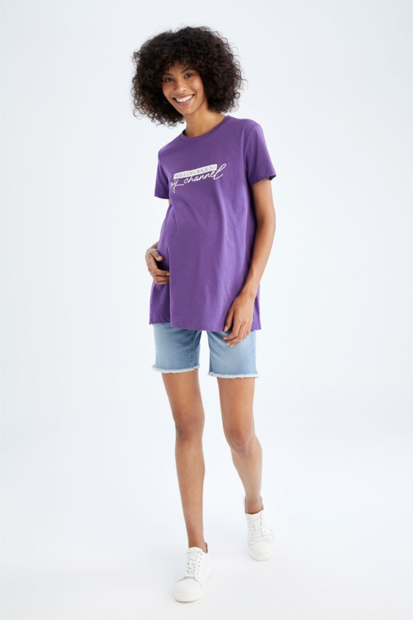 FEMME Indigo High Waist Maternity Pants